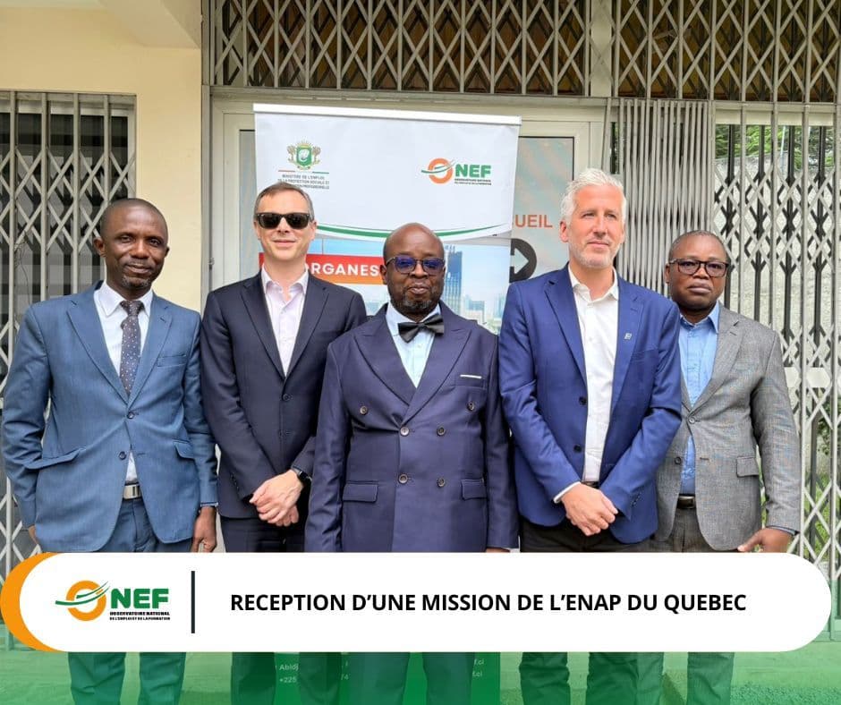 RECEPTION D’UNE MISSION DE L’ENAP (Ecole Nationale d’Administration Publique) du Quebec